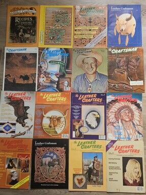 Vintage The Leather Craftsman Magazine Collection – 42 Issues (1961–Late 1990s)